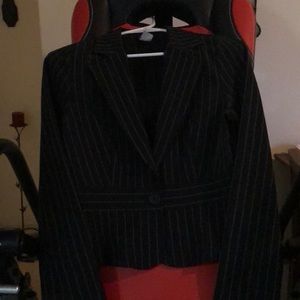 Black striped jacket